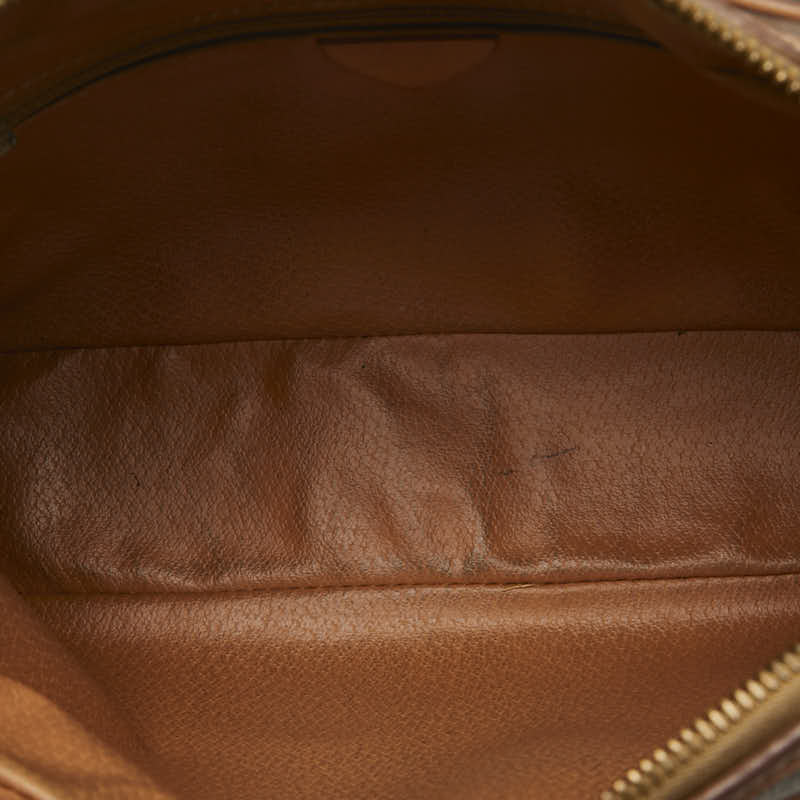 Celine McAdams  Shoulder Bag Brown PVC Leather  Celine