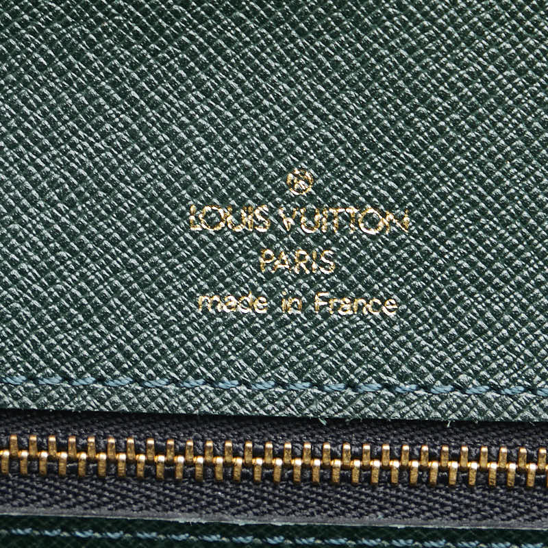 Louis Vuitton Taiga Poschet Clad Secundary Bag M30194 Epi Green Leather  Louis Vuitton