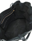 Celine Kava Phantom Small Tote Bag Sheldart Semi-sheldard Leather Black 189023 Blumin