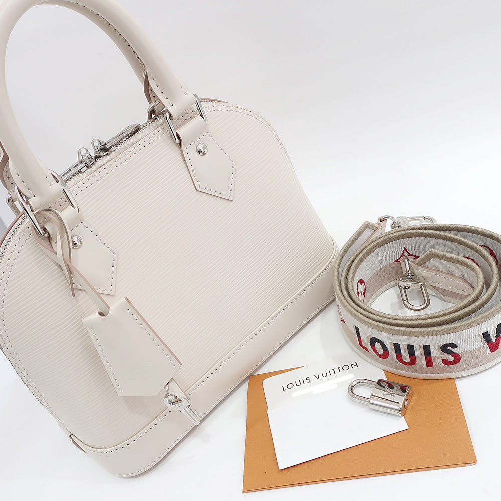 Louis Vuitton Bag Alma BB Quartz Epi Leather M58706/ Silver G  Woman  Key/Cadena 2WAY Specification Shoulder Strap