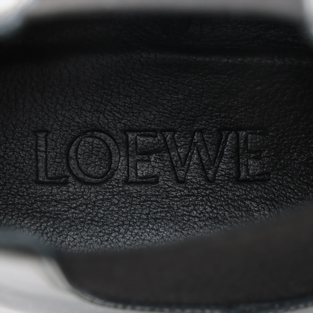 Loewe Vinyl Side Goar Shoes 36  Black  Lame
