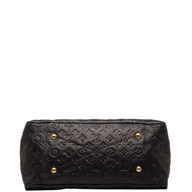 Louis Vuitton Monogram Pearson Artsy MM Shoulder Bag N90885 Black PVC Leather  Louis Vuitton