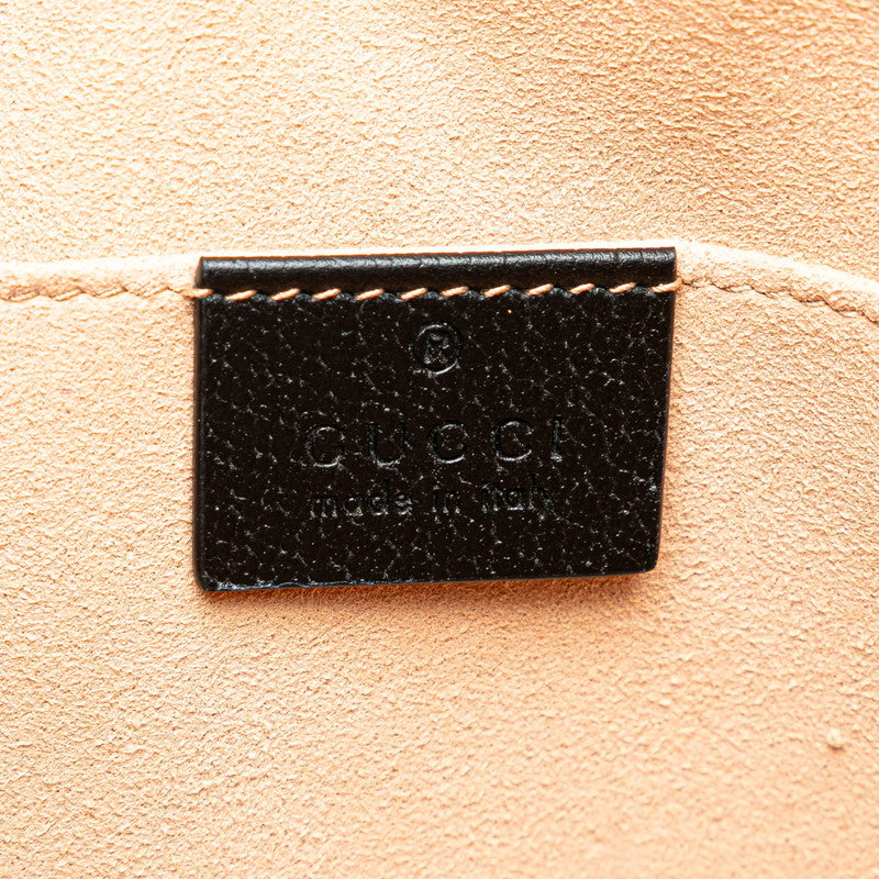 Gucci Ophidia GG Small Sy Line Handbag Shoulder Bag 2WAY 547551 Black Leather  Gucci