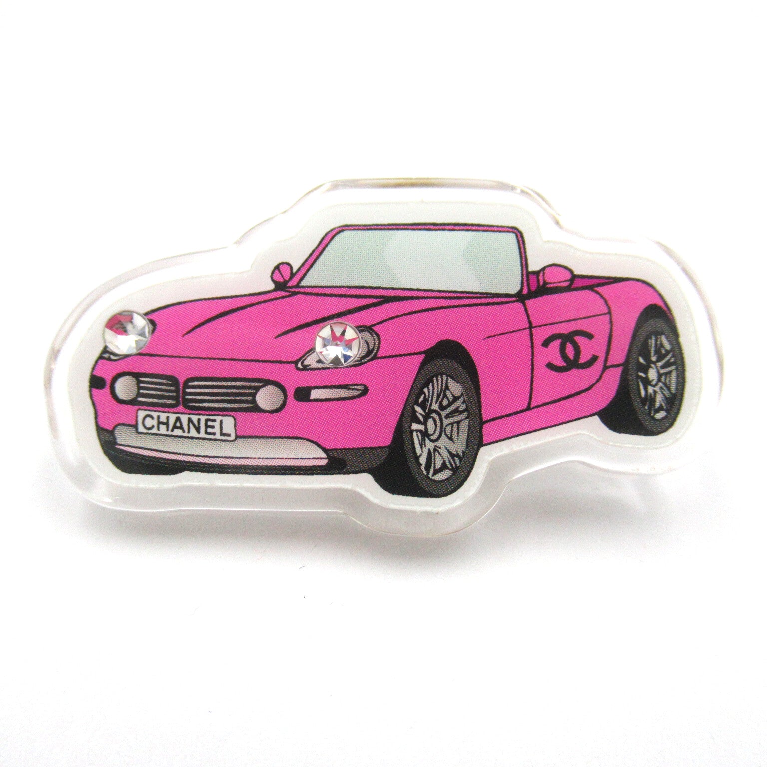 CHANEL Pin Brooch Car Brochure Accessories  GP (Gen Mesh)  Pink