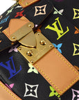Louis Vuitton Black Monogram Multicolor Speedy 30 Handbag M92642