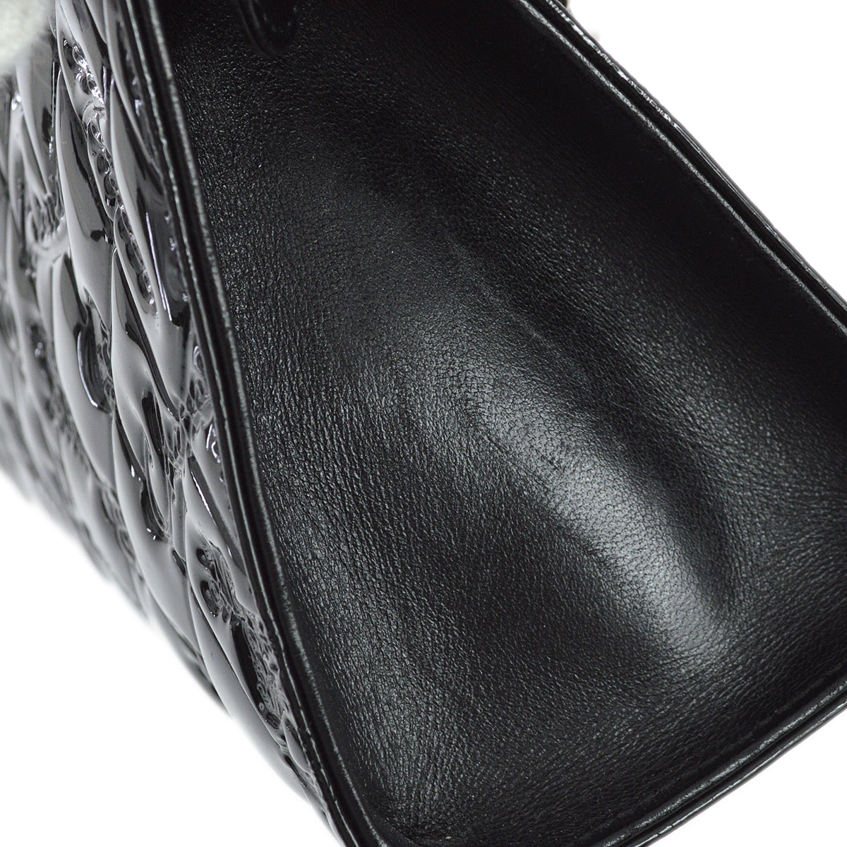 Chanel * 2009-2010 黑色漆皮圖示手袋
