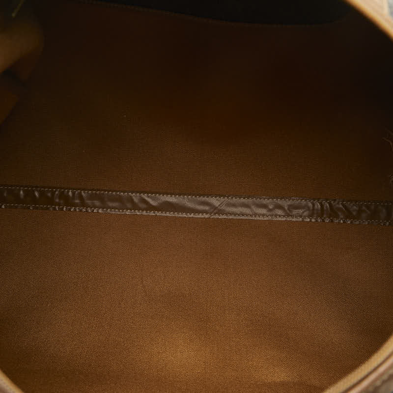 Dior Hannicum Boston Bag Travel Bag Black Brown PVC Leather  Dior