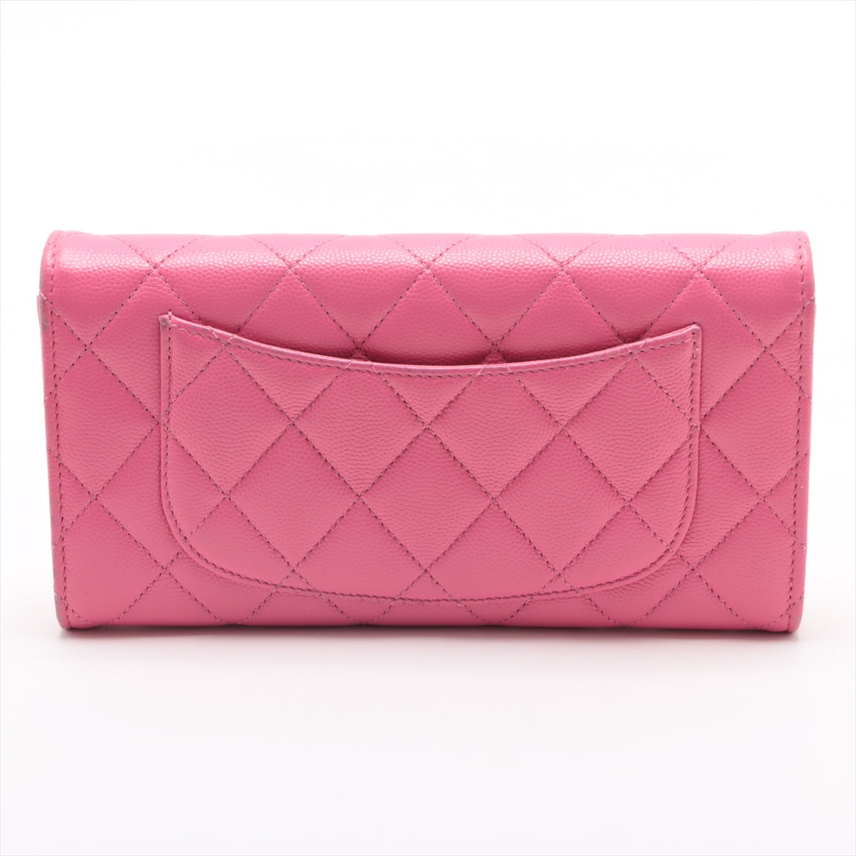 Chanel Matrasse Caviar S Wallet Pink Gold  Random