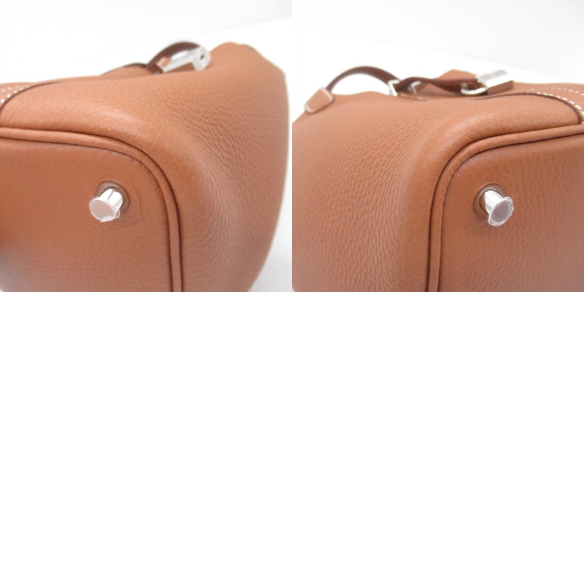 Hermes Picotin Lock PM G Handbag Handbag Handbag Leather ant  Brown
