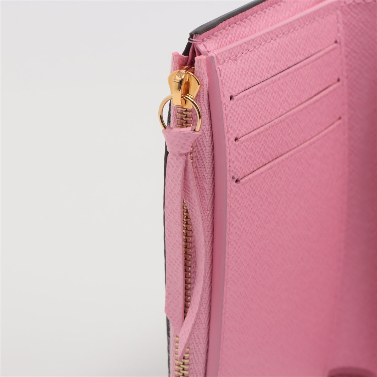 Louis Vuitton Monogram Portefolio Victoria M82622 Brown  Pink Compact Wallet