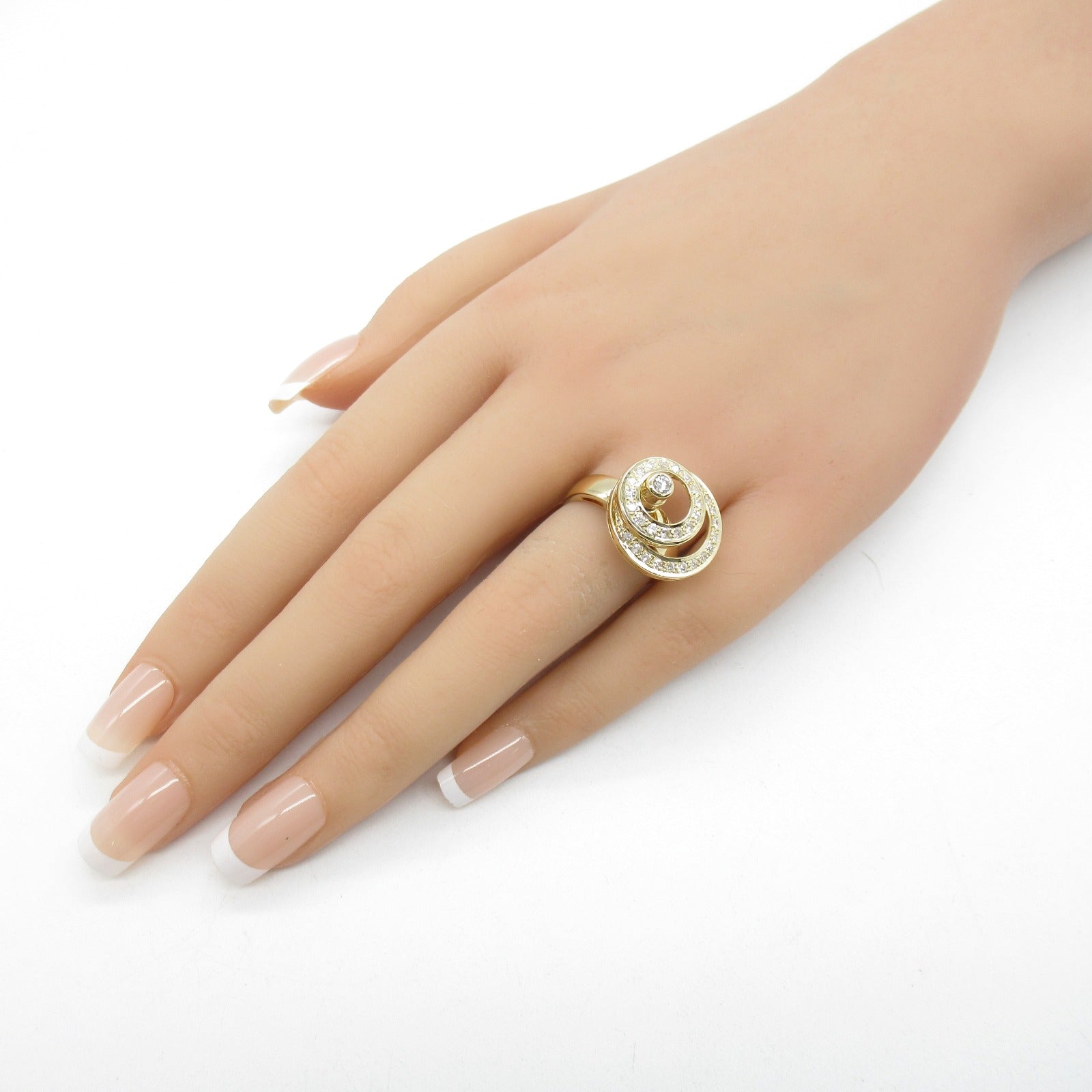 Jewelry Jewelry Diamond Ring Ring Ring Jewelry K18 (Yellow G) Diamond  Clear Diamond 8.3g