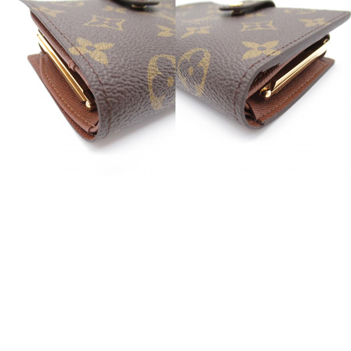 Louis Vuitton Louis Vuitton Portefolio Vienna Double Fold Wallet Wallet PVC Coated Canvas Monogram   Brown M61674