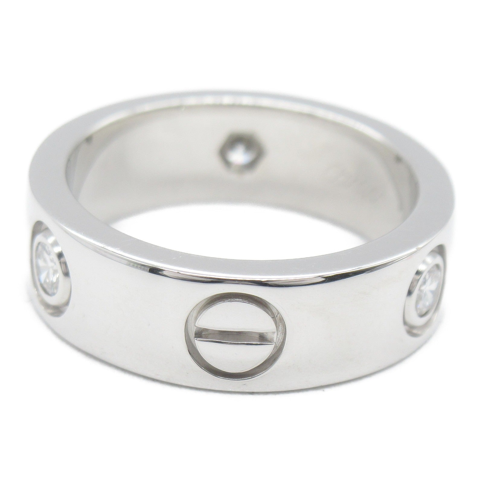 Cartier Cartier Loveeling 3P Diamond Half Diamond Ring Ring Jewelry K18WG (White G) Diamond   Clearance