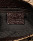 Gucci GG canvas vest bag body bag 92543 beige canvas leather ladies Gucci
