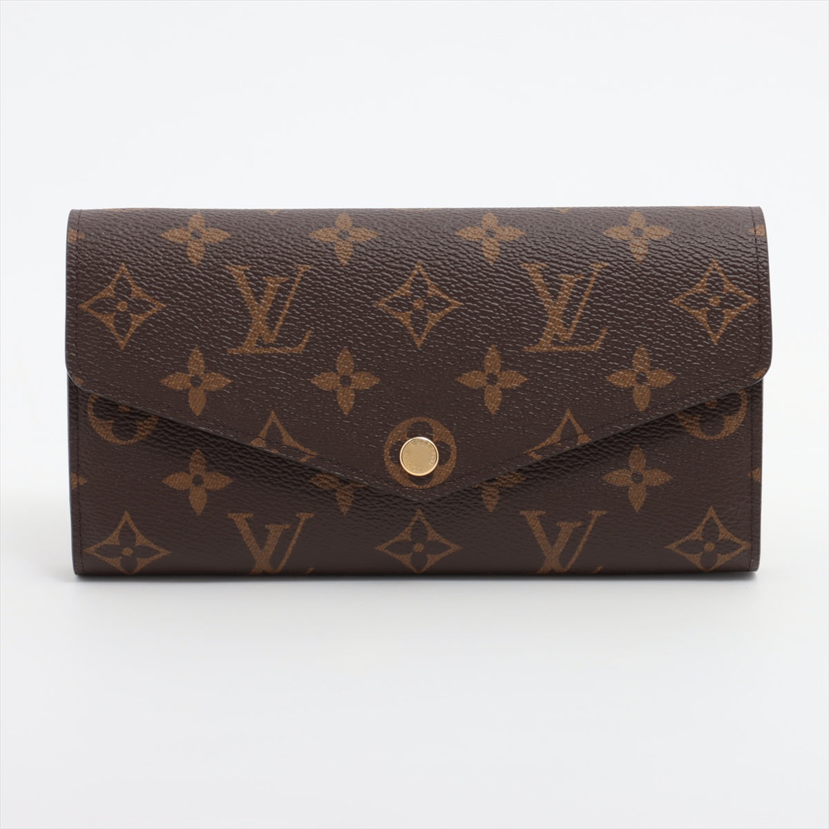 Louis Vuitton Monogram Portefolio Sarah M60531 Brown Long   Wallet