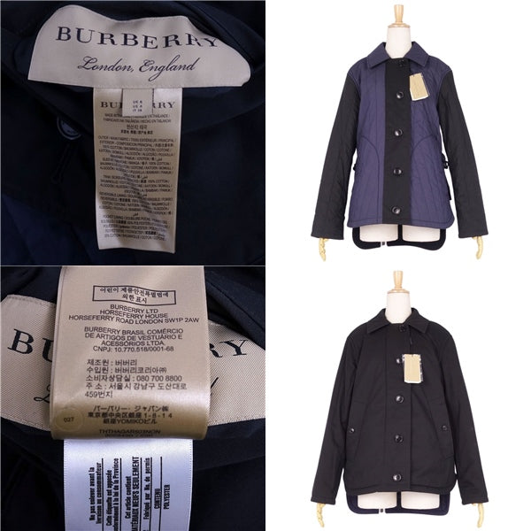 Burberry  Jacket Reverseible Cotton   36 (S equivalent) Black/Navy   LORD  s