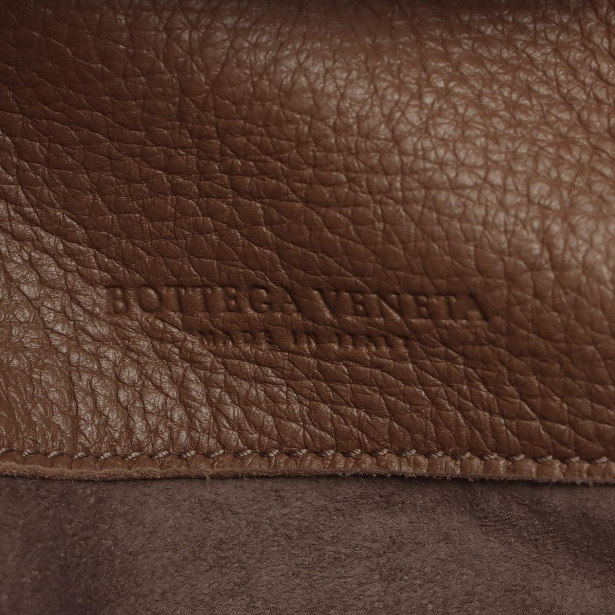 Bottega Veneta Intercourse 皮革馬桶包 棕色