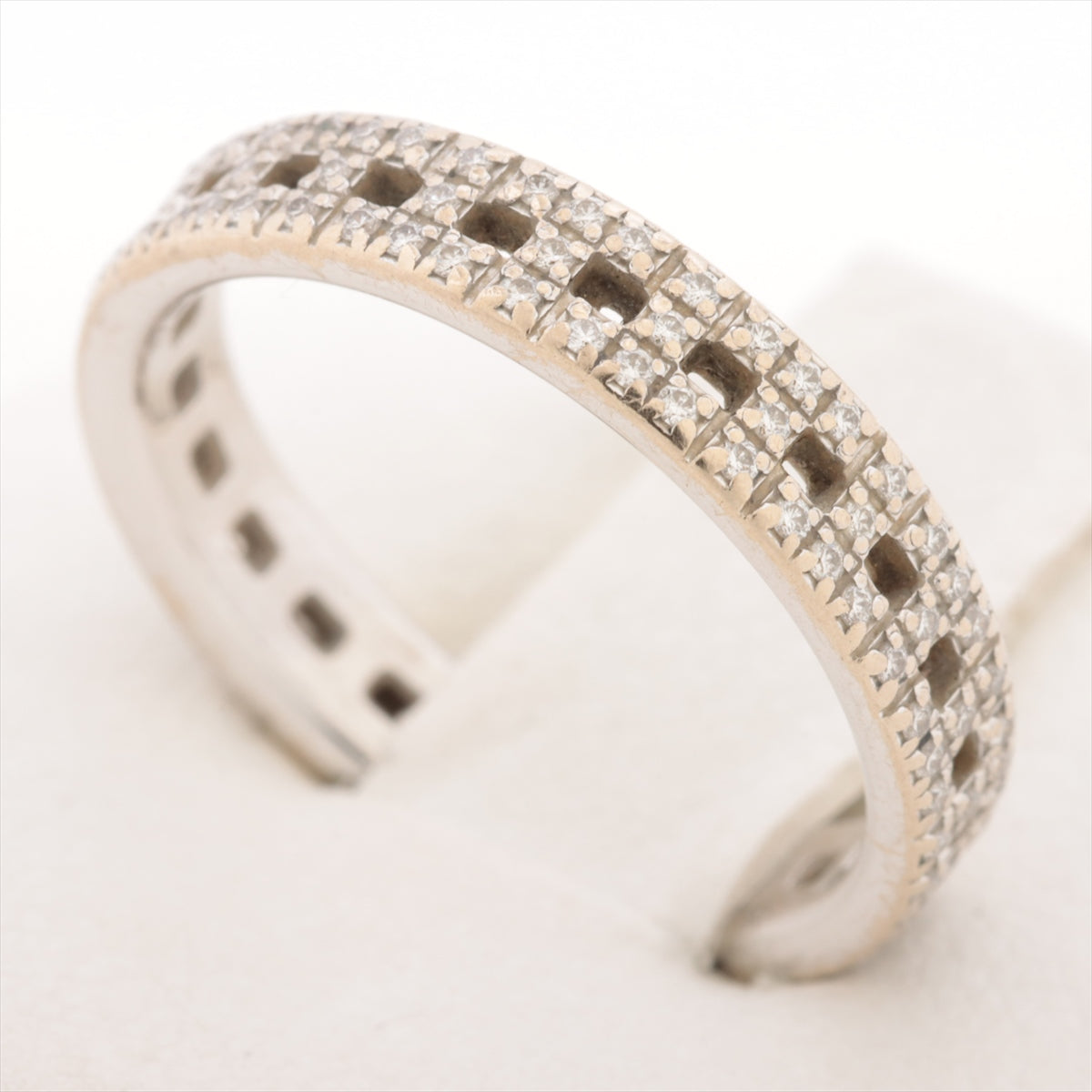Tiffany T-Turo Naro Diamond Ring 750 (WG) 3.6g