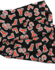 Yves Saint Laurent logo print tied-waist jacket 