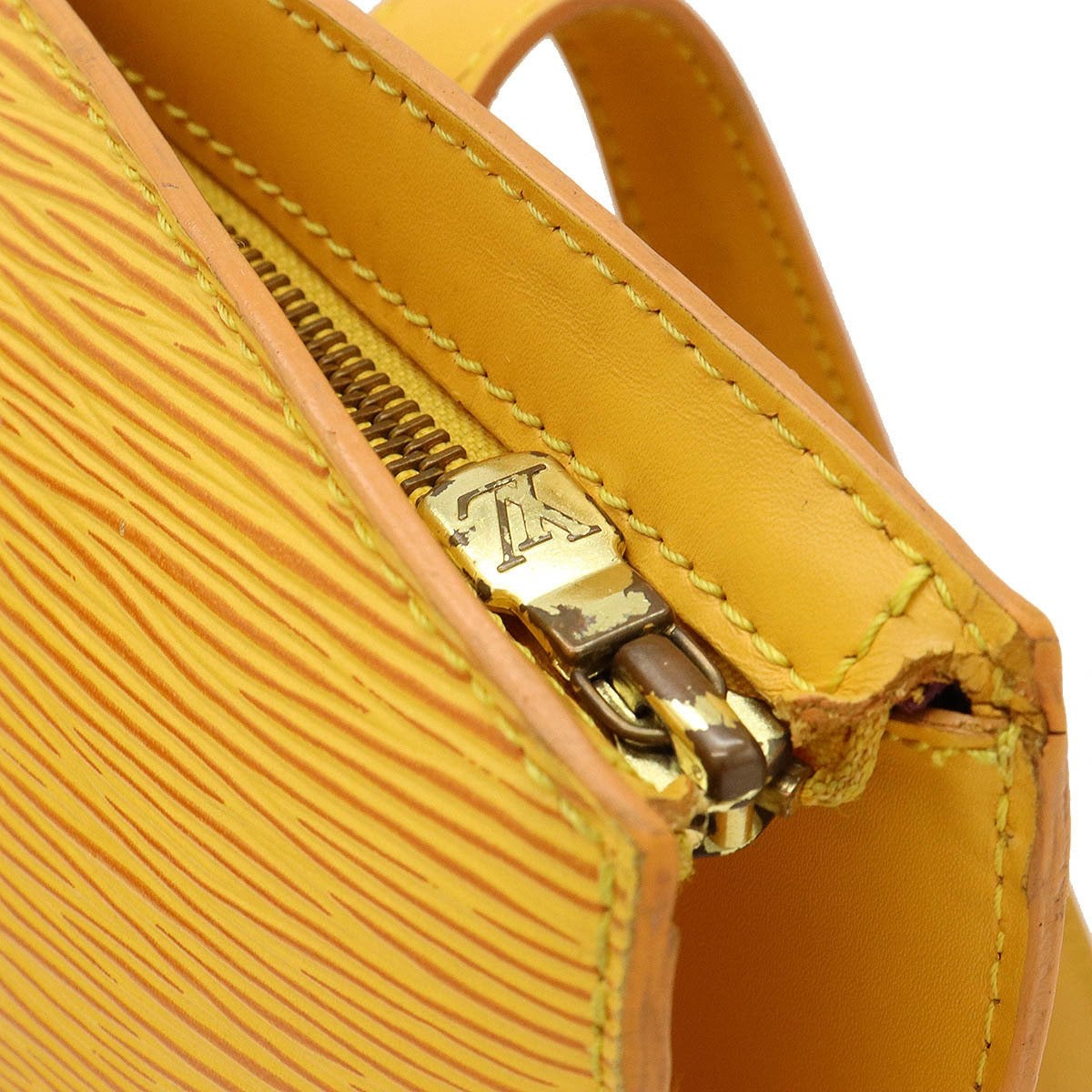 Heritage Vintage: Louis Vuitton Yellow Epi Leather St Jacques Tote