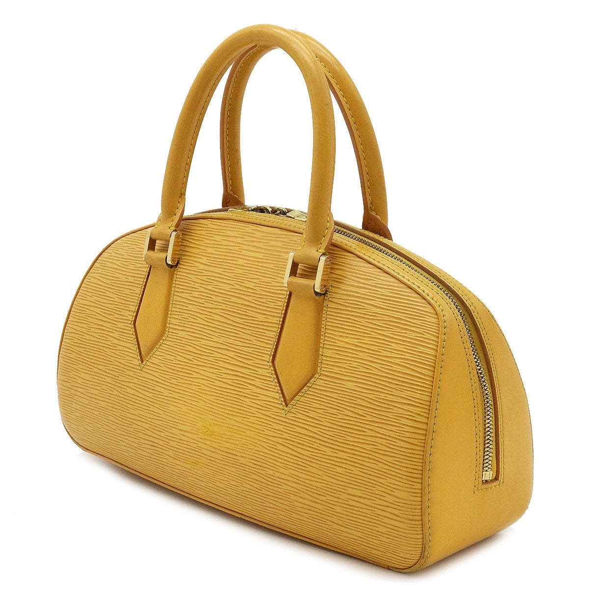 LOUIS VUITTON Jasmine Epi Leather Satchel Bag Yellow-US