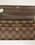 Louis Vuitton Long Wallet Damier Portomone Credit N61724