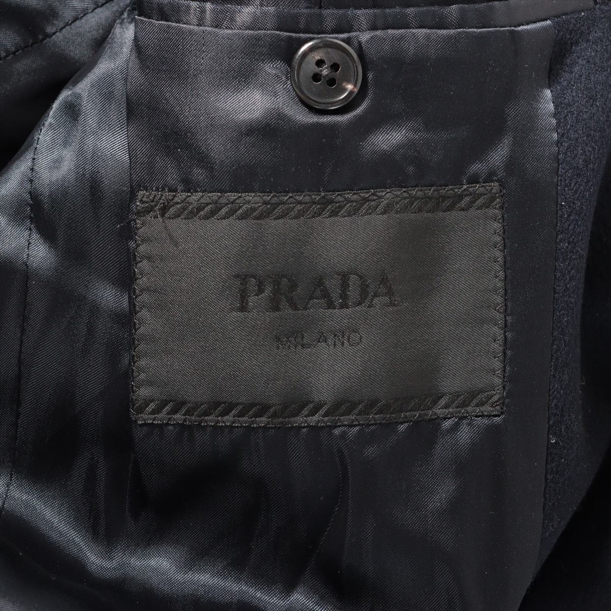 Prada Cashmere Chester Coat 48R  Naive UC333D Clothed Casimir Shirted  Clothes