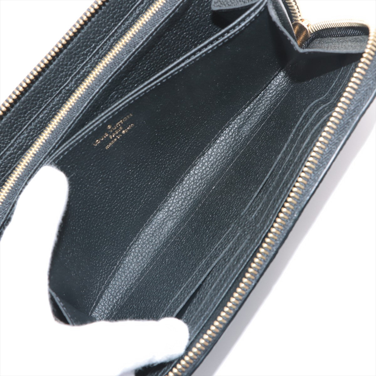 Louis Vuitton Monogram Amplant  Wallet M61864 Noneir Round Zip Wallet