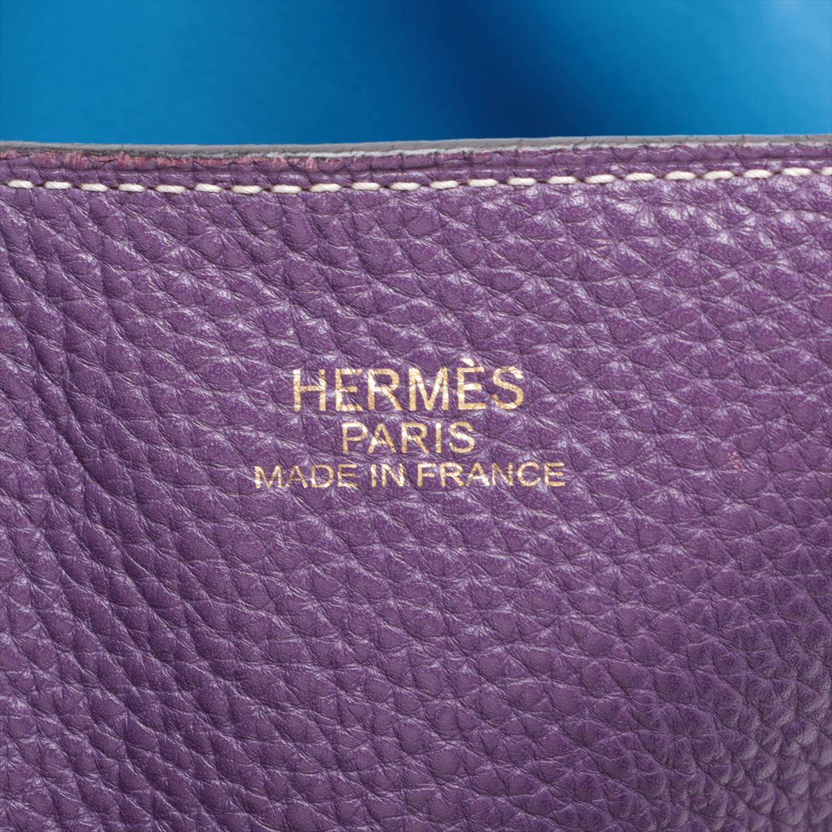 Hermes Dublesens 36 clemence Ultra Violet x Bluedra P2012