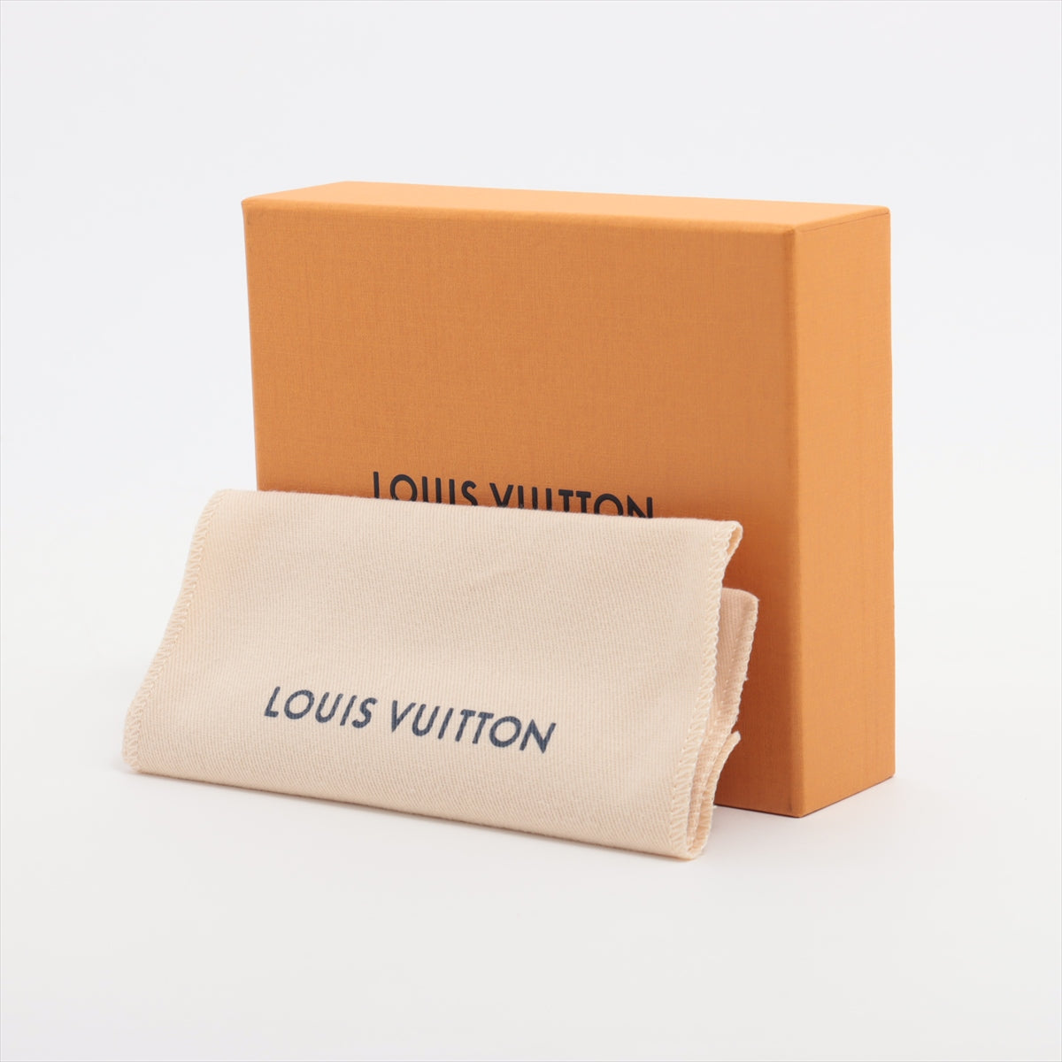 Louis Vuitton Damier Organizer Do Push N40596 Brown x Yellow   Card Case