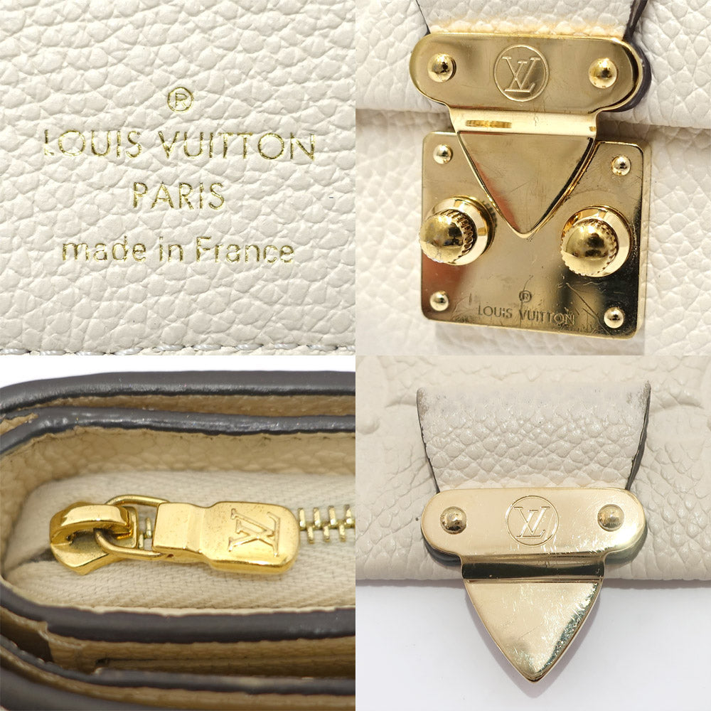 Louis Vuitton Portefolio Métis Compact Monogram Cream G  M81071 Three Folded Wallet  Women  Bag