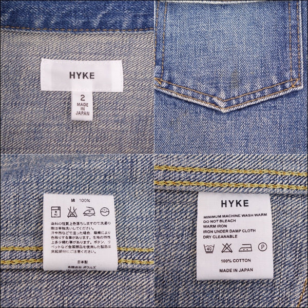 Hike HYKE Jacket Denim Jacket Cotton Underground  2 (M equivalent) Blue Two-Two-Two-Two-Two-Two-Two-Two-Two-Two-Two Indigoblue -Two-Two-Two-Two-Two-Two-Two Indigoblue [Two-Two-Two-Two-Two-Two-Two-Two] Indigoblue [Two-Two-Two-Two-Two-Two-Two-Two-Two-Two