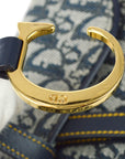 Christian Dior 2001 Navy Trotter Double Saddle Handbag