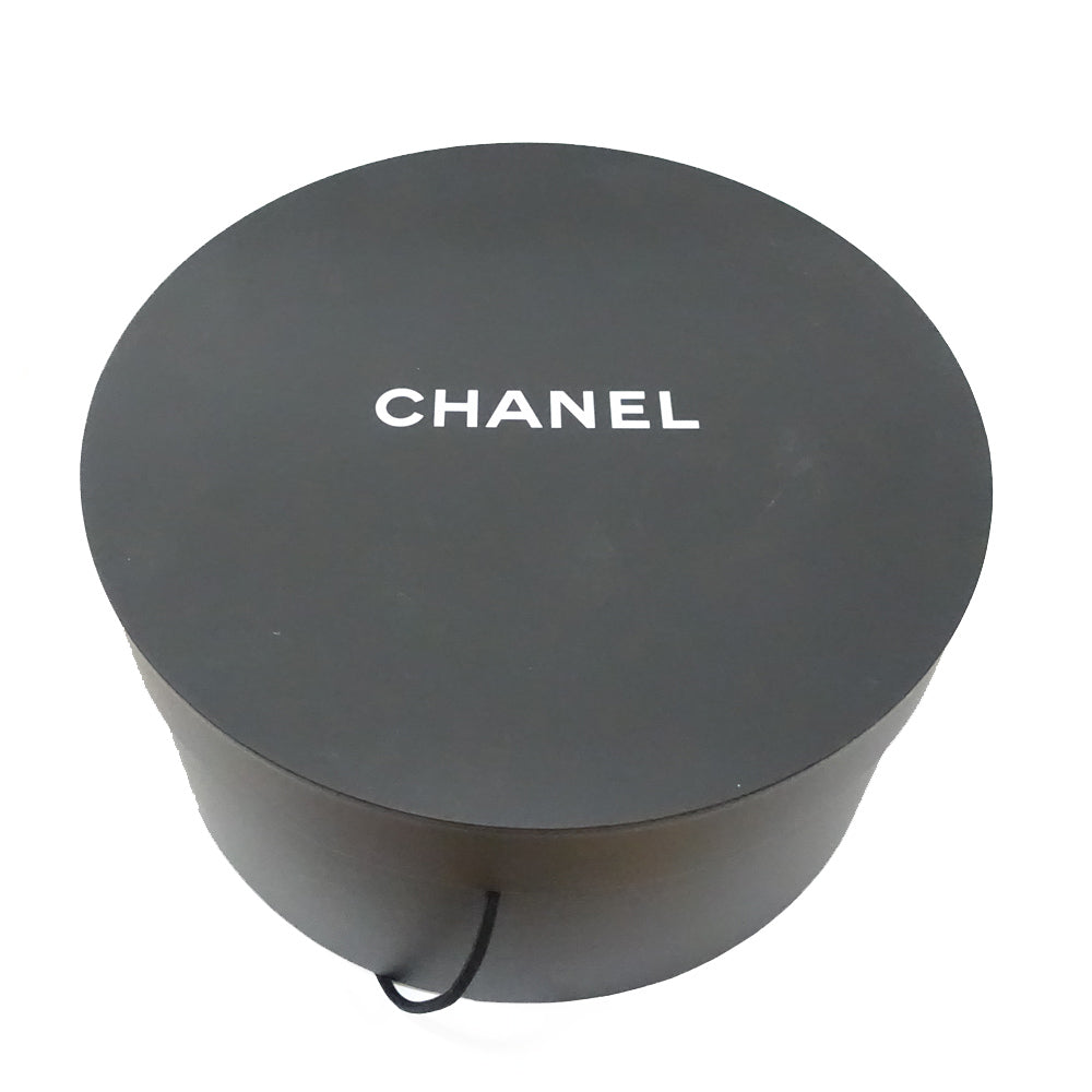Chanel Bucket Hat AA7847 S Size 21B Fur Boar Black Hat Small
