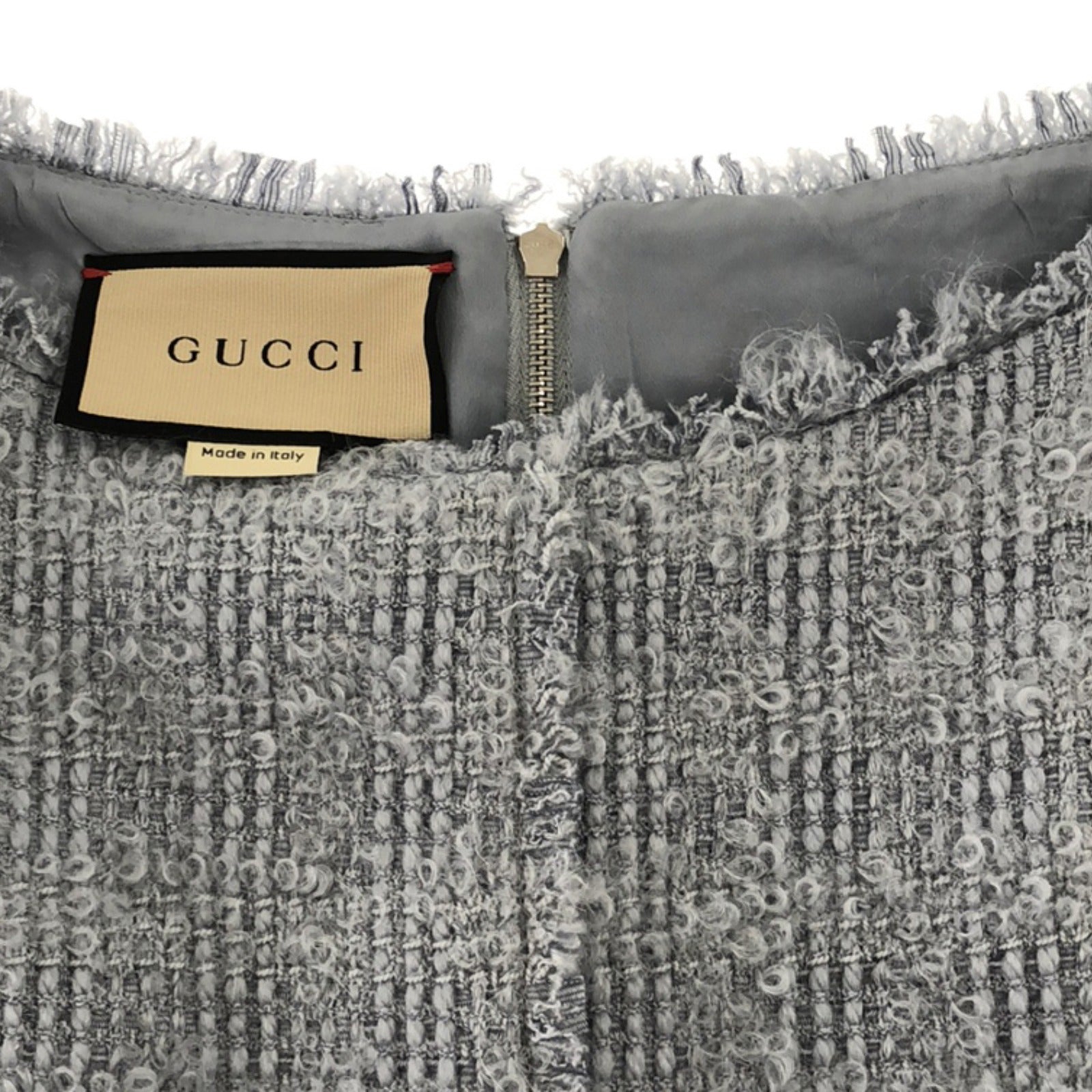 Gucci One Earrings (Belt) One Piece Clothing Tops Wool  Blue