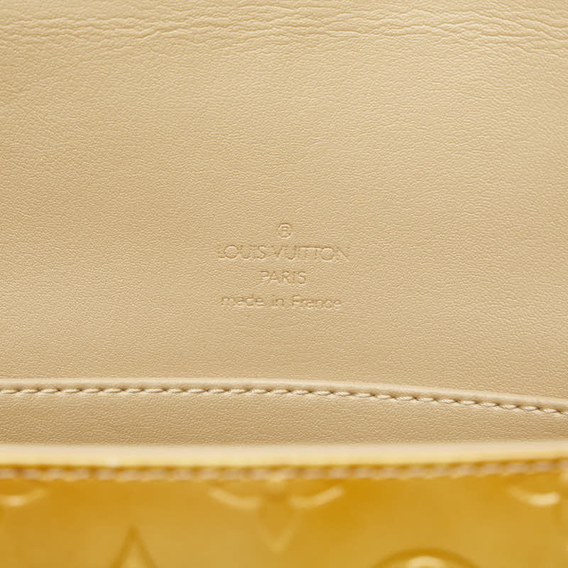 Louis Vuitton Monogram Vernis Thompson Street Shoulder Bag M91008 Yellow Patent Leather  Louis Vuitton