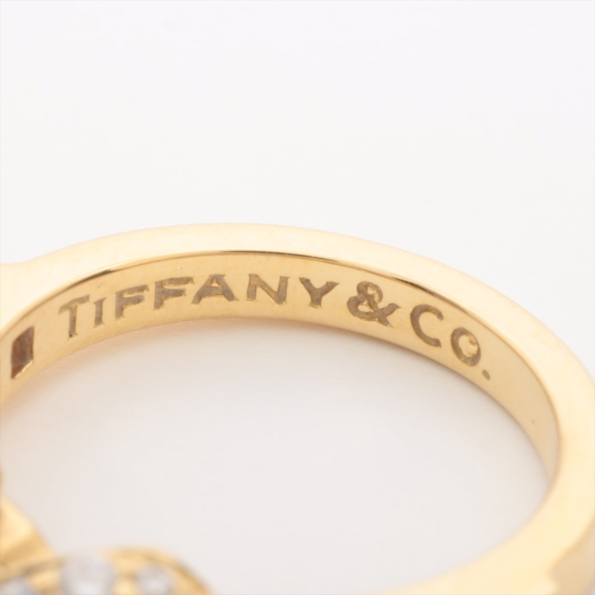 Tiffany  Diamond Ring 750 (YG) 4.2g