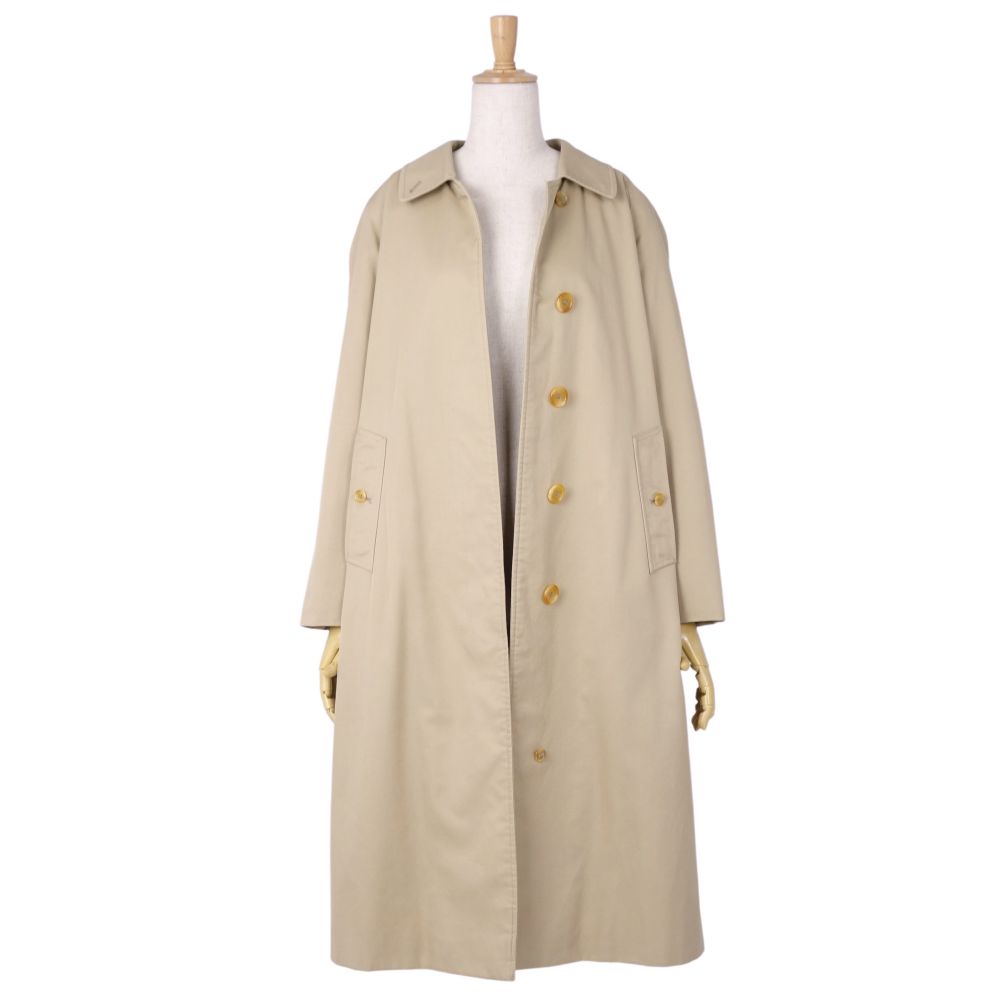 Vint Barbarian Burberrys Coat Britain-made Stainless Colour Coat Balmacorn Coat Out  6 (S equivalent) Beige