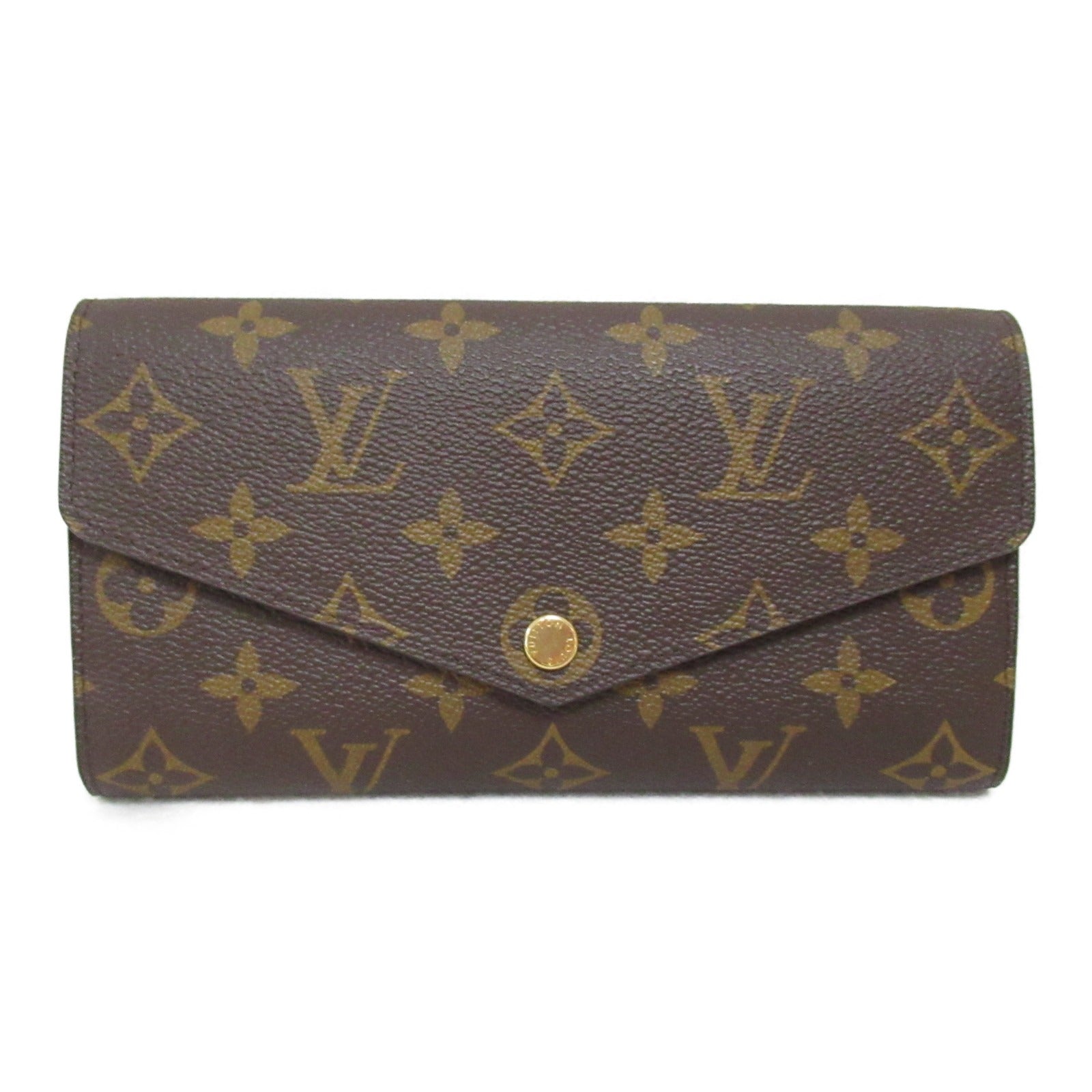 Louis Vuitton Portefolio Sarah Round Wallet Round Wallet Wallet PVC Coated Canvas Monogram  Brown M62234