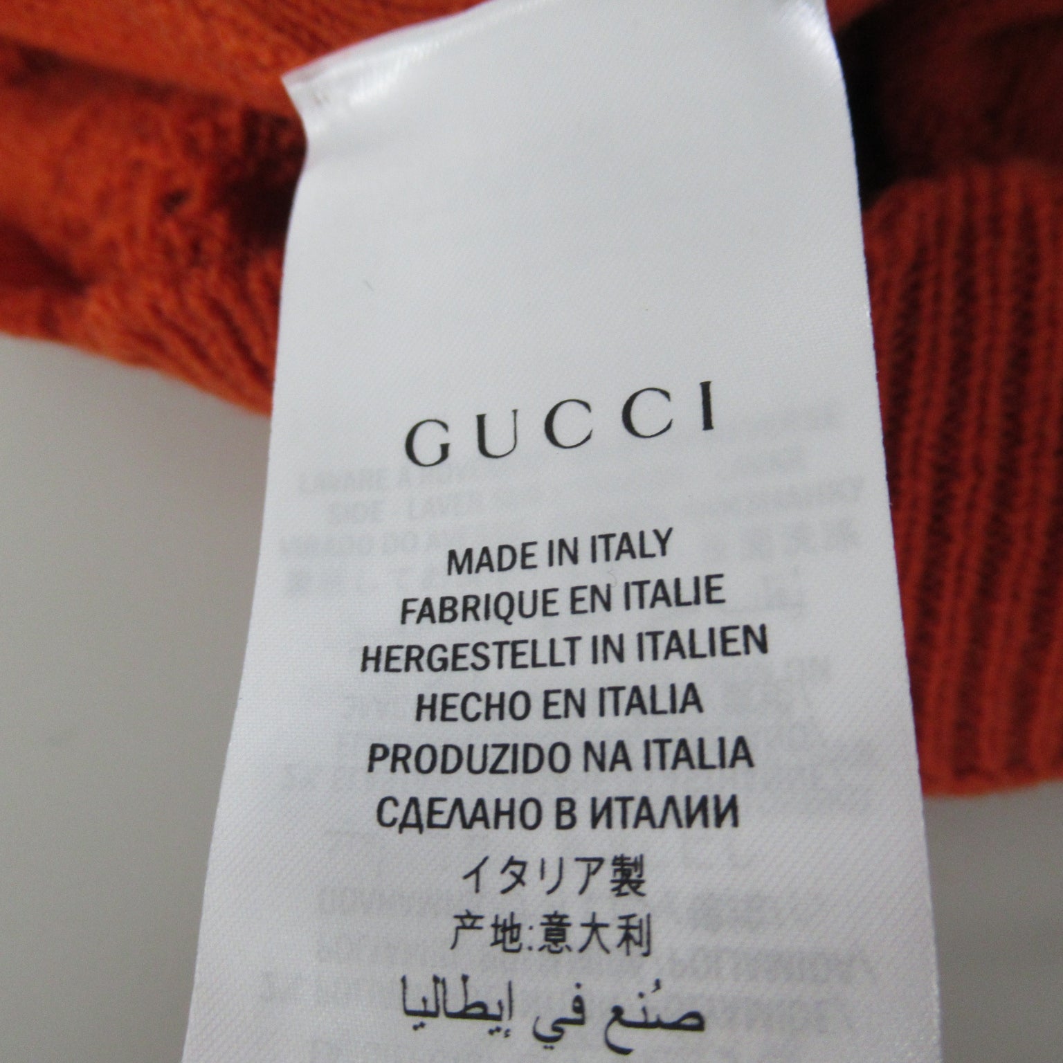 Gucci s  Tops Wool  Orange 445773 X1375