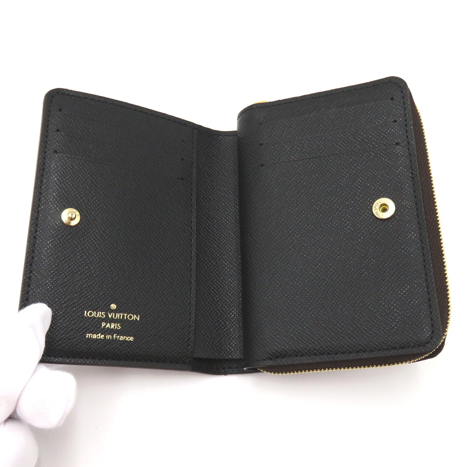 Louis Vuitton Louis Vuitton Double Fold Wallet Wallet PVC Coated Canvas Monogram Reversee  Brown M81461