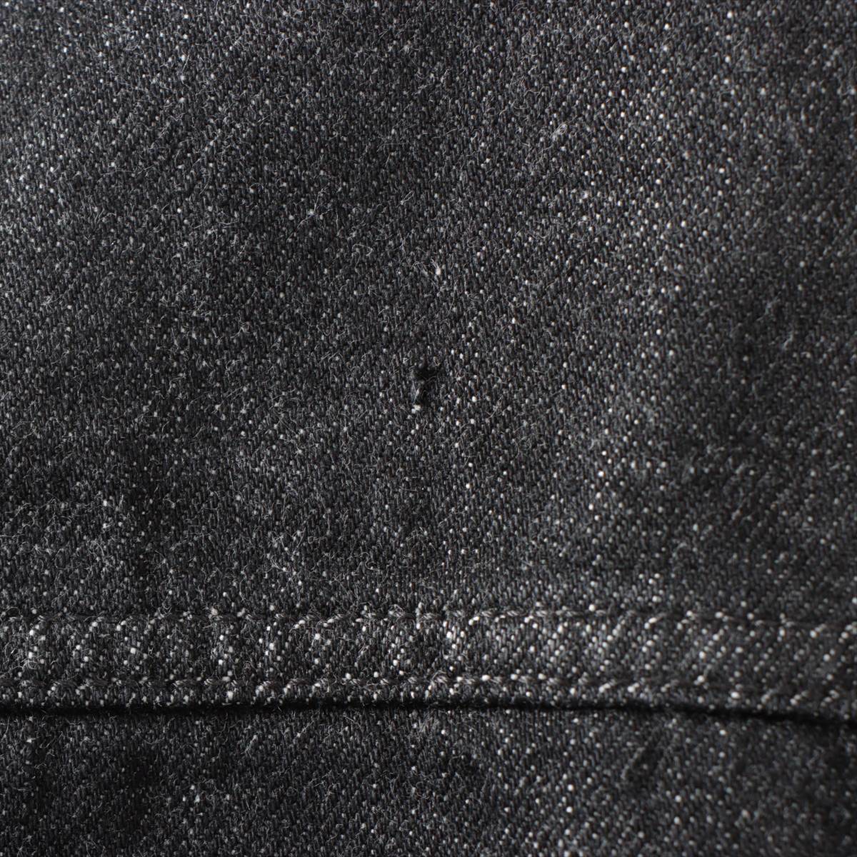 Louis Vuitton 22AW Cotton Denim Jacket 48 Mens Black X Blue  Denim Jacket 1ANU RM222V
