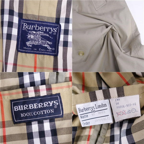 Vint Burberry s Coat Vintage Burberry Burberrys Coat 100% Out  10 (M equivalent) Burberrys Colour Coat 100%  Mens 10 (M equivalent) Burberrys Colour Colour Coat 100% Outdoor Men's 10 (M equivalent) Burberrys Colour Coat