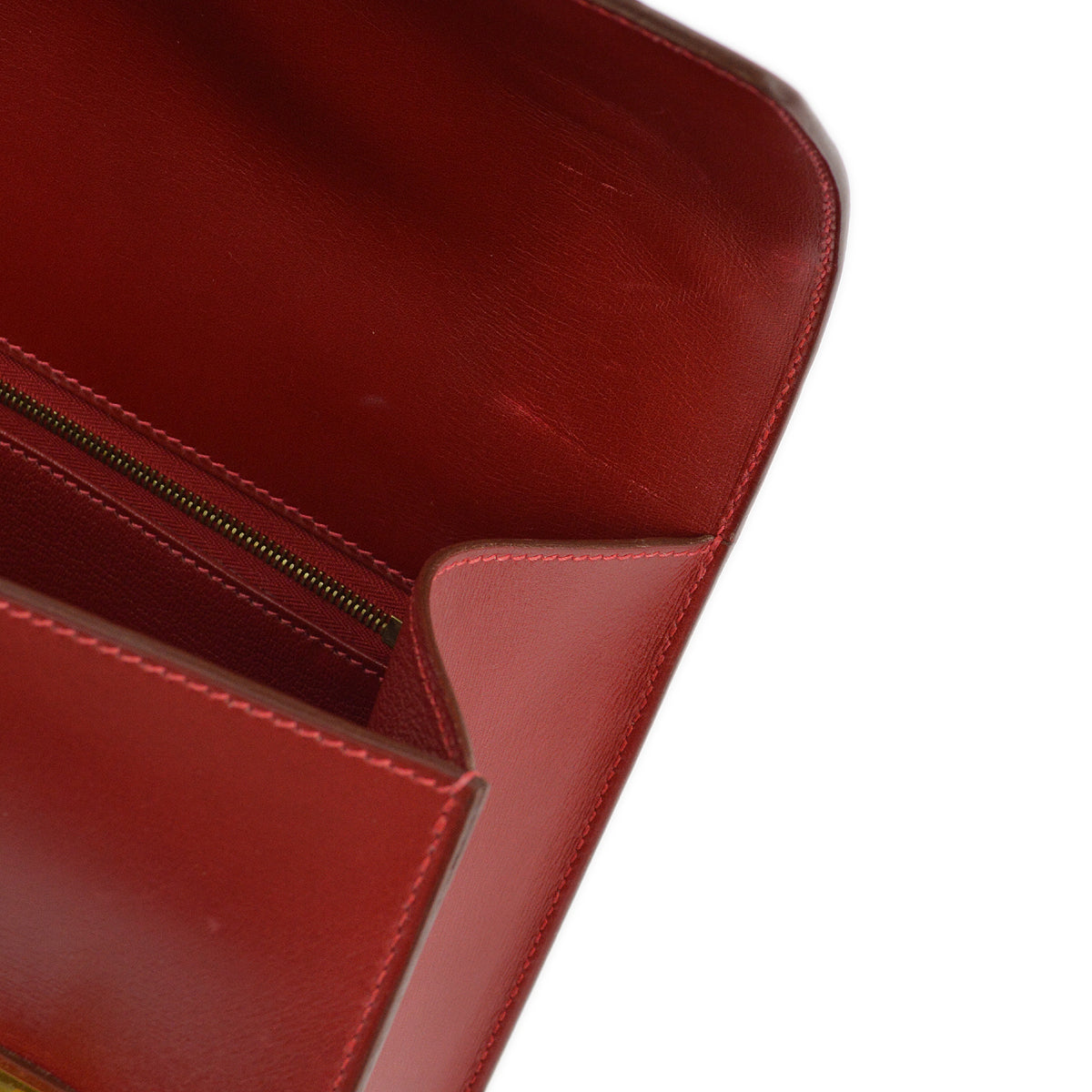 Hermes Rouge Vif Box Calf Drag 2 32 Handbag