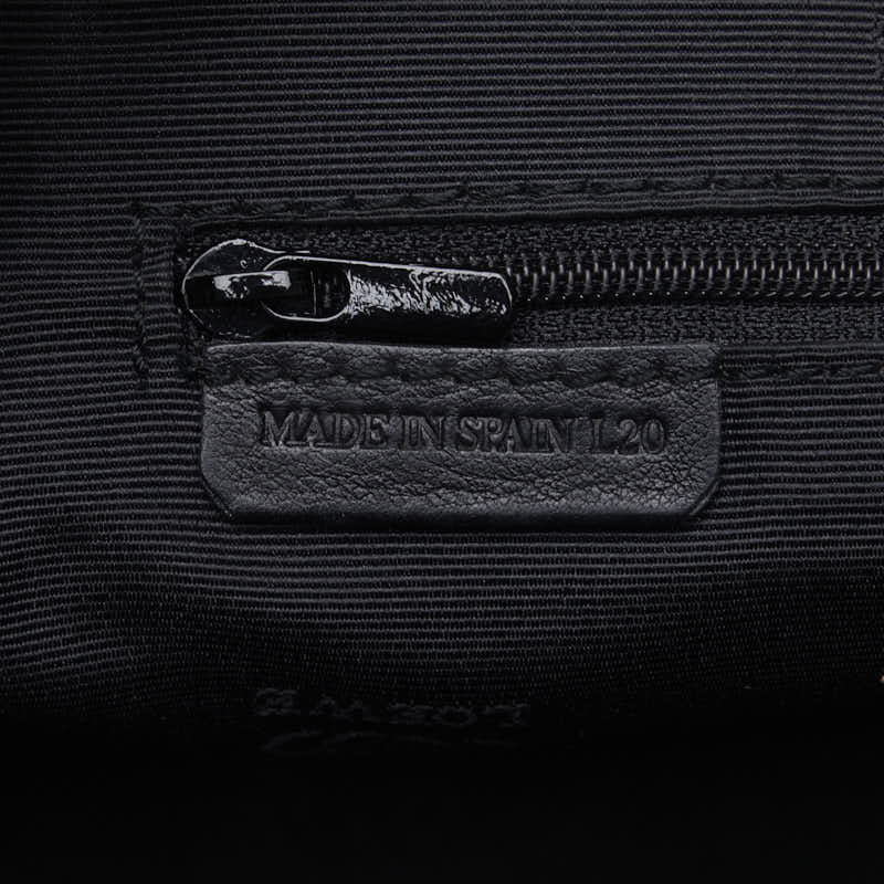 Amazon 28 Anagram Handbag Black Leather  LOEWE