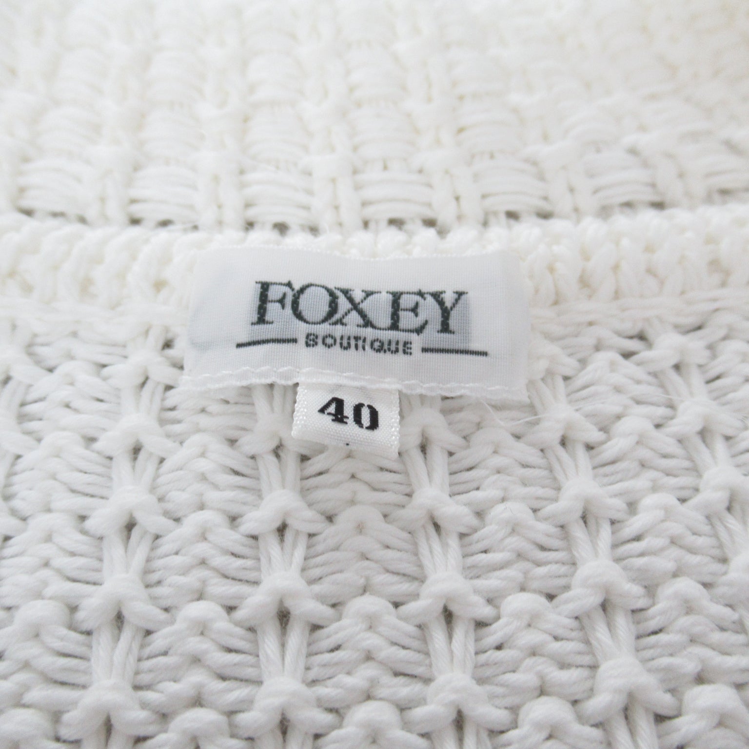 Foxy Foxy Short Jacket  Cotton  White