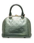 Louis Vuitton Monogram Verne Alma BB Handbag Shoulder Bag 2WAY M91557 Zibble Green Patent Leather  Louis Vuitton