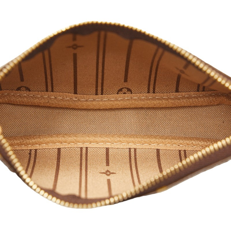 Louis Vuitton Monogram Mini Accessoires T&amp;B Portefolio Miniature Handbag M60153 Brown PVC Leather  Louis Vuitton