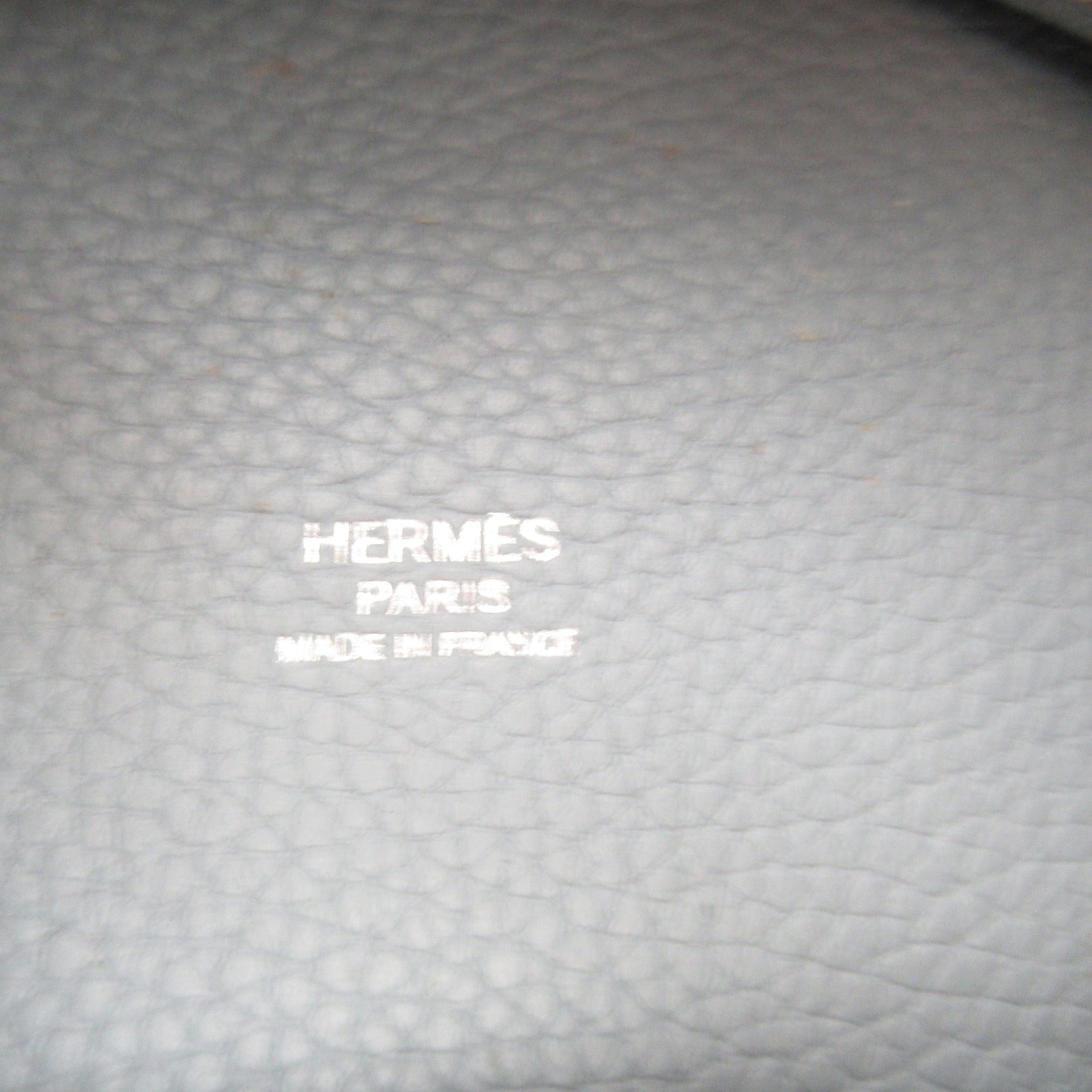 Hermes Hermes Picotin Lock MM Handbag Handbag Handbag Leather  Claimans  Blue