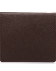 Burberry Nova Check Coincase Brown Beige Leather Canvas